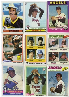 1975-1984 Topps and Donruss Complete Sets (9)   